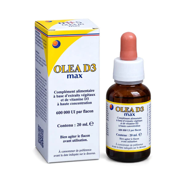 Olea D3 Max - Vitamine D3 liquide 1000 UI - 20ml - Herboplanet