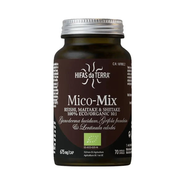 Mico Mix Reishi Maitake Shiitake - 70 gélules - Hifas da Terra