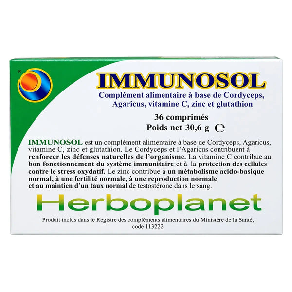 Immunosol - Complexe Immunité & Vitalité - 36 comprimés - Herboplanet