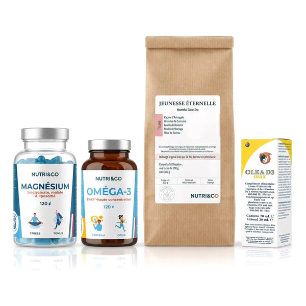 Pack Entretien 2 mois — 4 produits — Cerveau & Longévité 55+