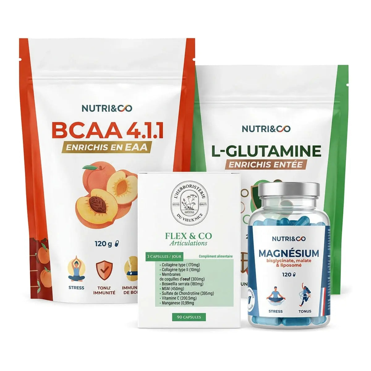 Pack Récupération 2 mois — 4 produits — Sport et Récupération