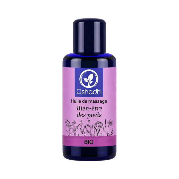 Huile de Massage Bien-Être des Pieds - 100ml - Oshadhi