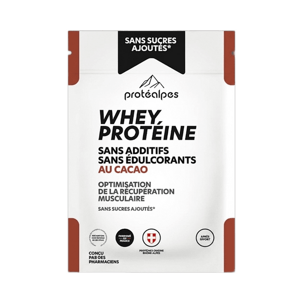 Whey Protéine Sans Sucres Ajoutés - Unidose 30g - Protéalpes