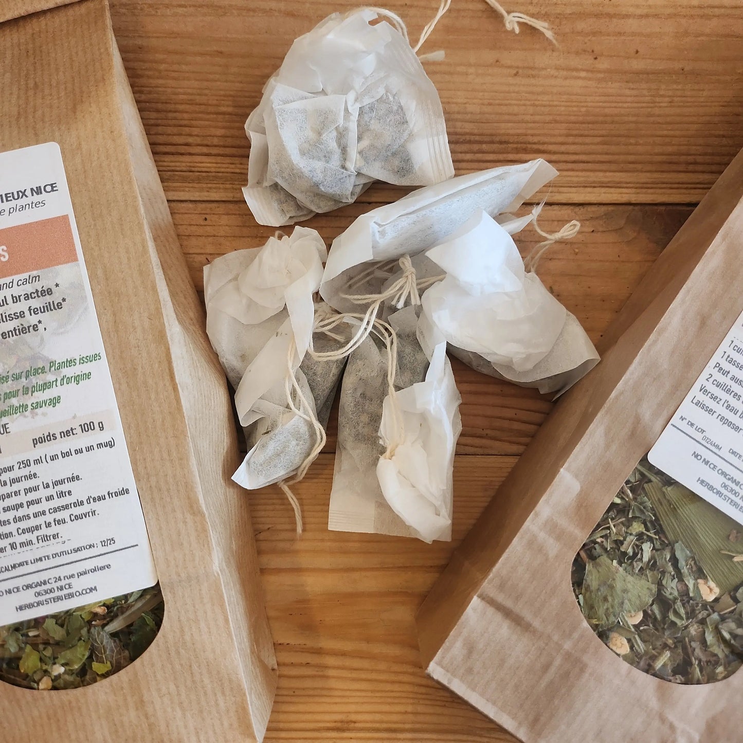 Melange sur mesure infusette NICE ORGANIC herboristerie bio