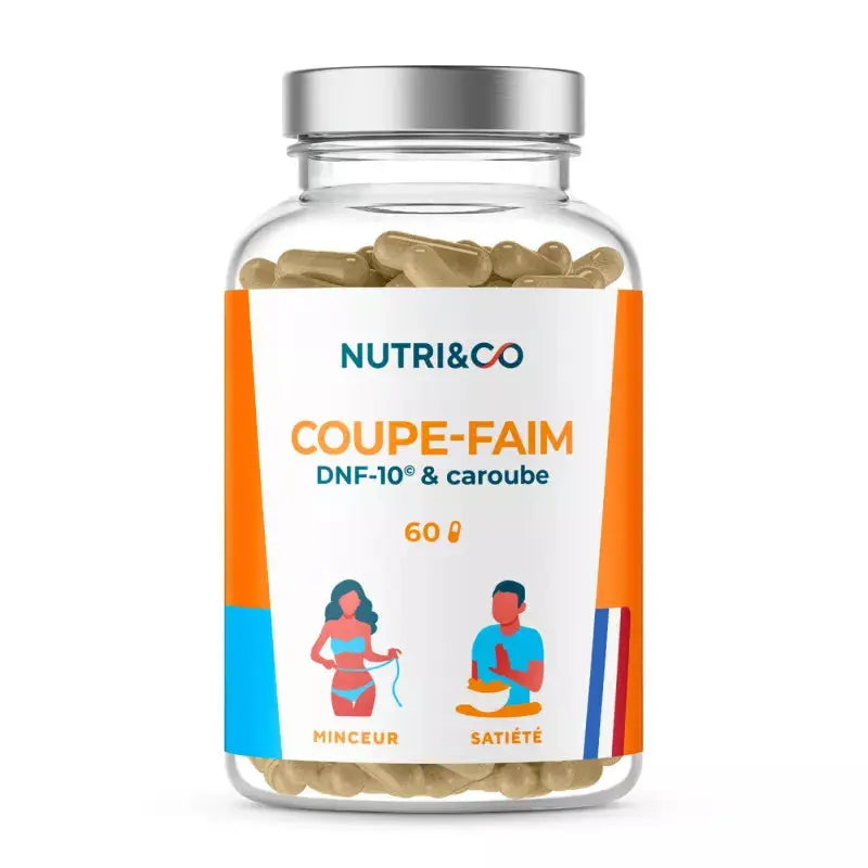 Coupe faim boite de 60 gélules Nutri&Co NICE ORGANIC herboristerie bio