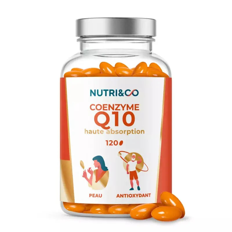 Coenzyme Q10 boite de 120 gélules Nutri&Co NICE ORGANIC herboristerie bio