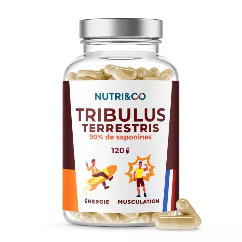 Tribulus terrestris boite de 120 gélules Nutri&Co NICE ORGANIC herboristerie bio