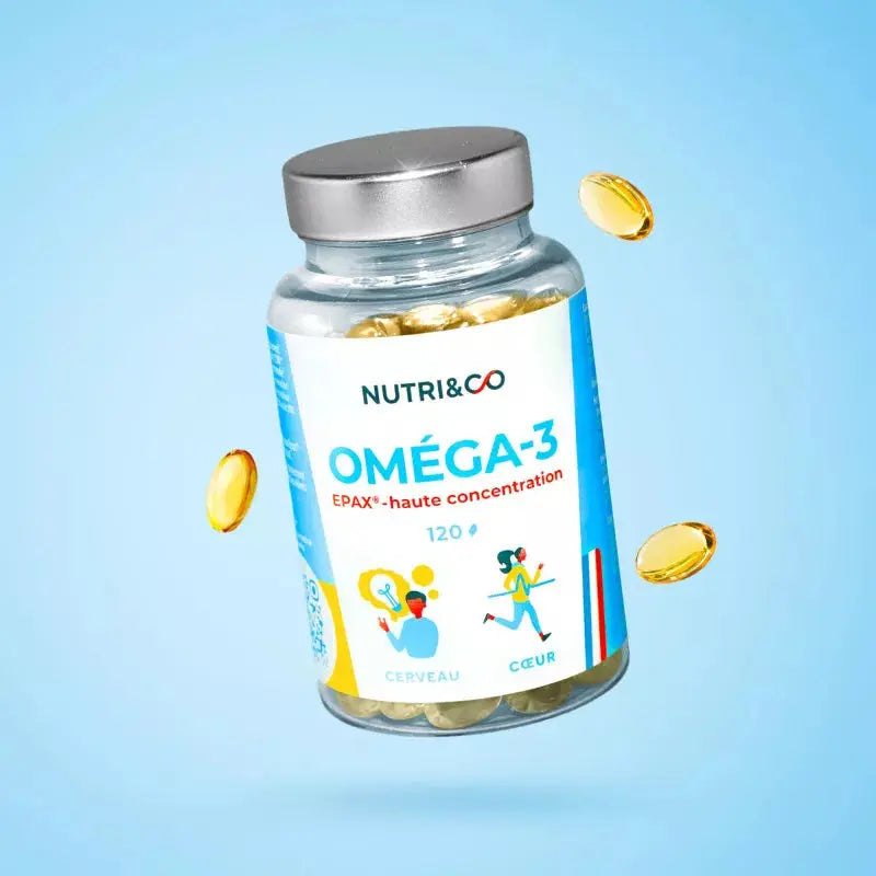 Oméga 3 - EPAX haute concentration 120 gélules Nutri&Co NICE ORGANIC herboristerie bio