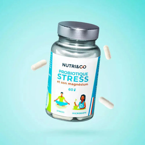 Probiotique Stress boite de 60 gélules Nutri&Co NICE ORGANIC herboristerie bio