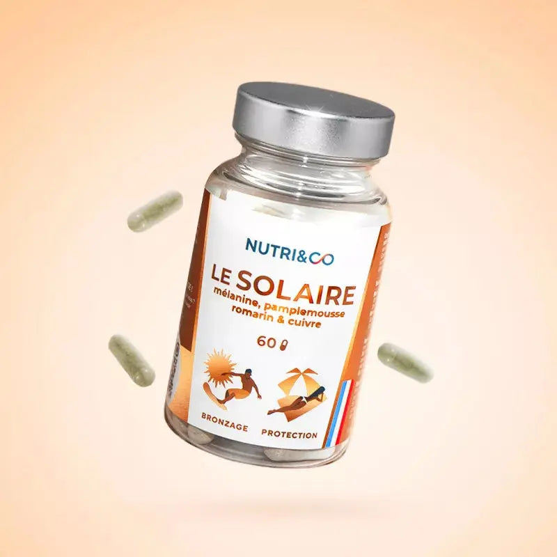 Le solaire boite de 60 gélules Nutri&Co NICE ORGANIC herboristerie bio