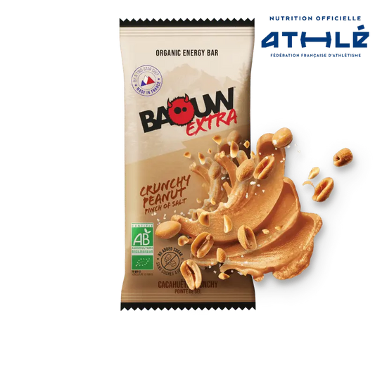 Barres Énergétiques : Crunchy - Cacahuète Baouw Herboristerie bio du vieux Nice