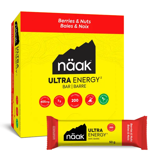 Barre énergétique Baies & Noix Näak Ultra Energy™ NICE ORGANIC herboristerie bio