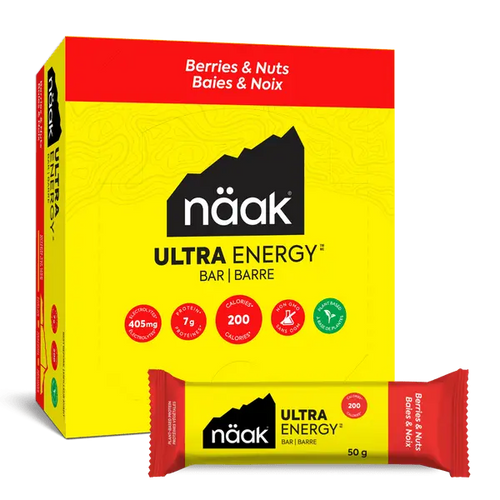 Barre énergétique Baies & Noix Näak Ultra Energy™ NICE ORGANIC herboristerie bio
