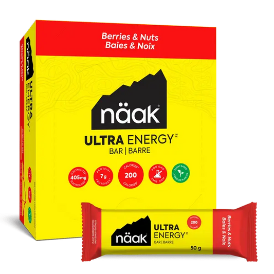Barre énergétique Baies & Noix Näak Ultra Energy™ NICE ORGANIC herboristerie bio