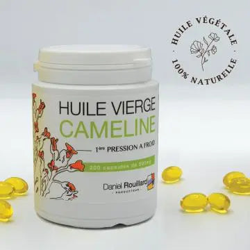 Huile de Cameline 200 capsules NICE ORGANIC herboristerie bio