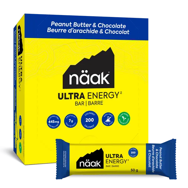 Barre énergétique Beurre d'Arachide & Chocolat Näak Ultra Energy™ NICE ORGANIC herboristerie bio