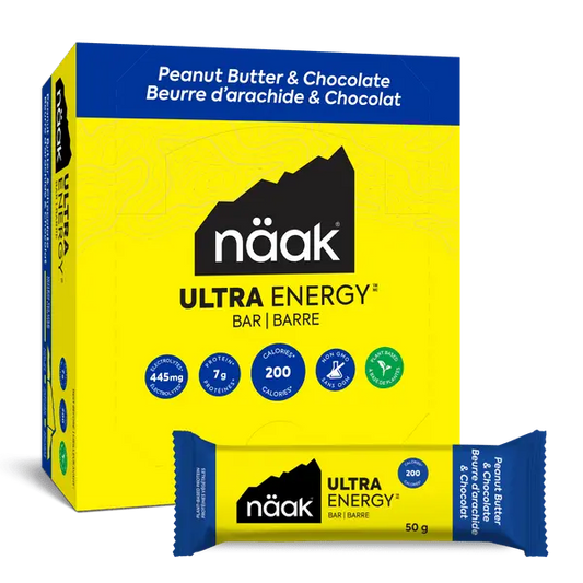 Barre énergétique Beurre d'Arachide & Chocolat Näak Ultra Energy™ NICE ORGANIC herboristerie bio