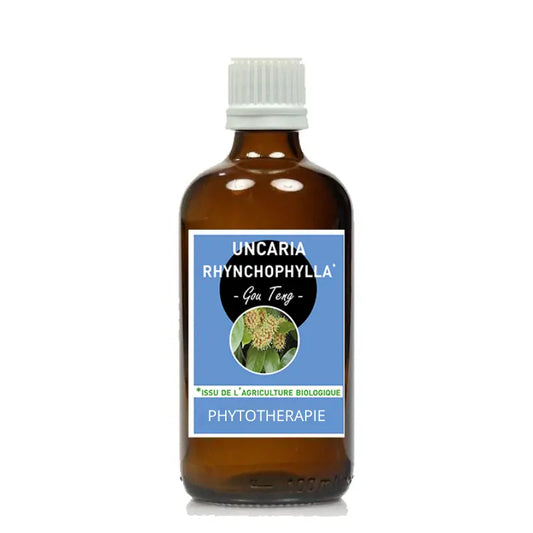 UNCARIA RHYNCHOPHYLLA* 100ml macération de plance AVEC ALCOOL - GOU TENG * Herboristerie bio du vieux Nice
