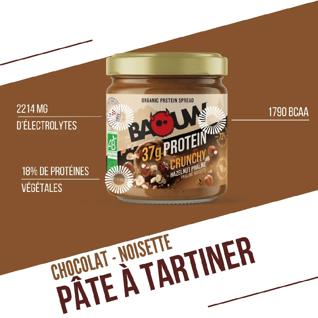Pâtes à tartiner Crunchy Praliné - Noisette Herboristerie bio du vieux Nice