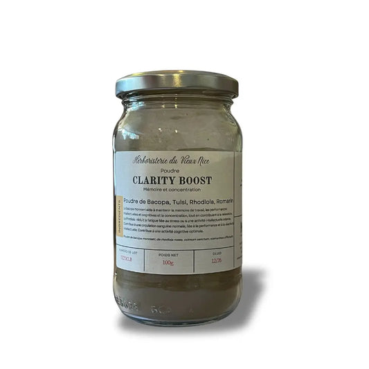 Clarity boost poudre 100g Herboristerie bio du vieux Nice