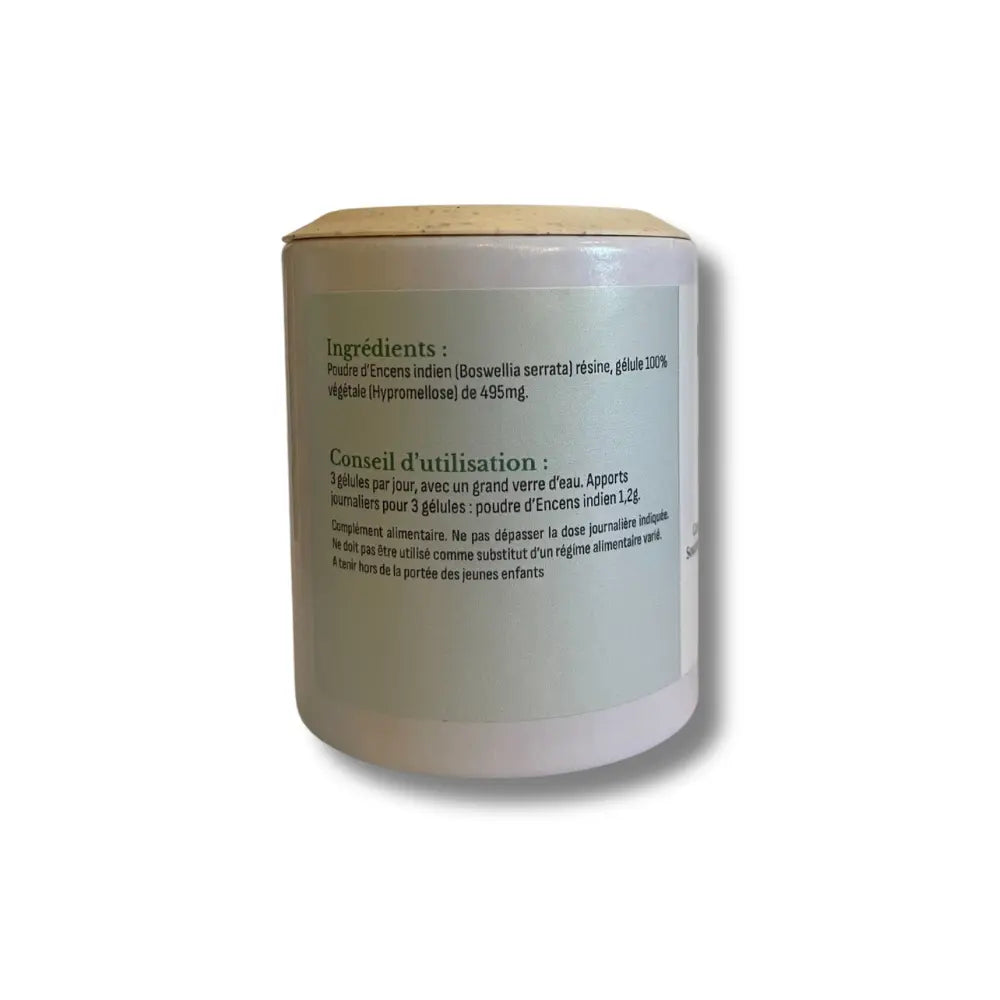 Boswellia 60 gélules - Herboristerie du vieux Nice Herboristerie bio du vieux Nice