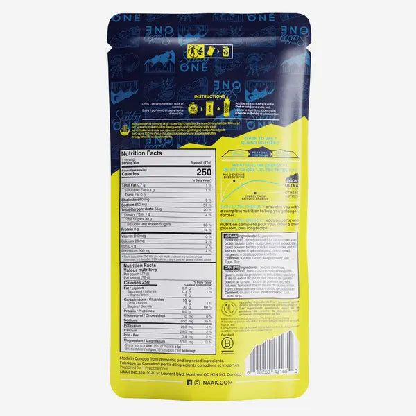 Soupe Salée - Sachets Individuels Näak Ultra Energy™ NICE ORGANIC herboristerie bio