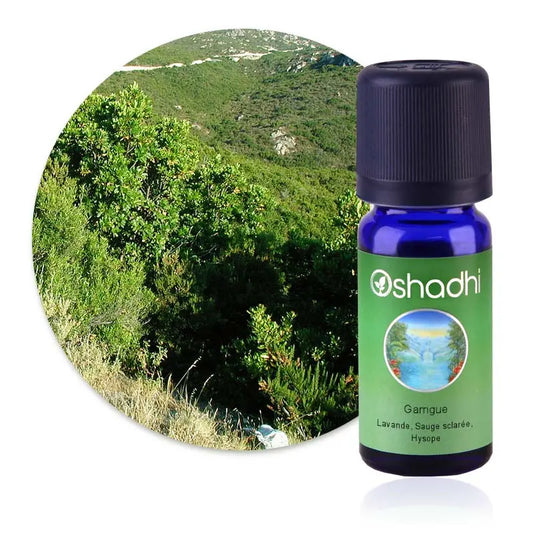 Synergie pour diffusion Garrigue 10ml - Oshadhi Herboristerie bio du vieux Nice