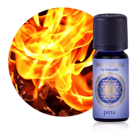 Huile de massage Pitta - Sama Dosha by Oshadhi Herboristerie bio du vieux Nice