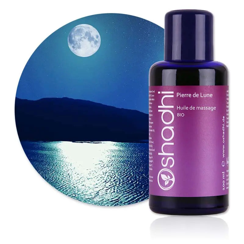 Huile de bain Pierre de Lune - Oshadhi Herboristerie bio du vieux Nice