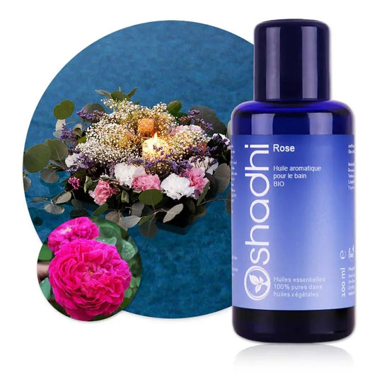 Huile de bain à la rose 100 ml Herboristerie bio du vieux Nice