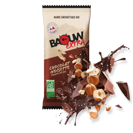 Barres Énergétiques : chocolat - noisette Baouw Herboristerie bio du vieux Nice