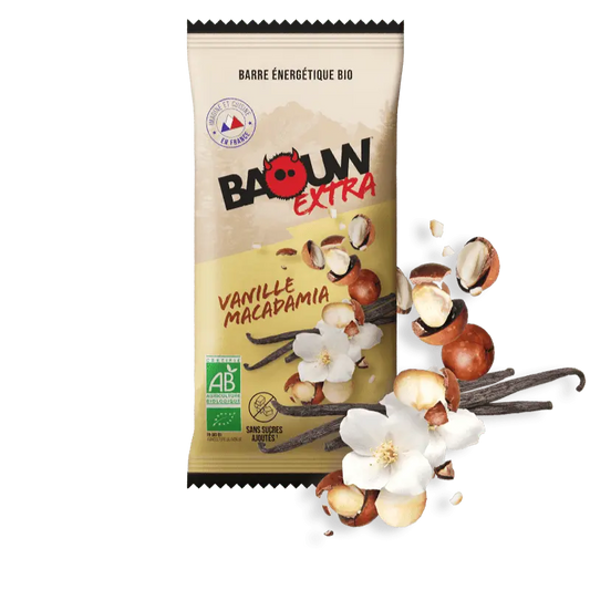 Barres Énergétiques : vanille - macadamia Baouw Herboristerie bio du vieux Nice
