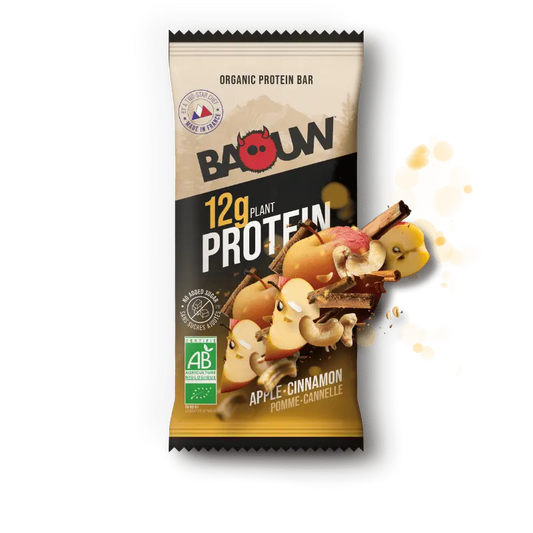 Barres Protéinées : pomme-canelle Baouw Herboristerie bio du vieux Nice
