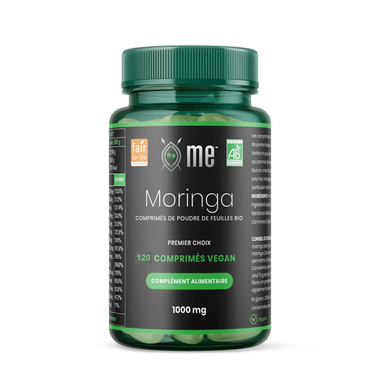 Moringa Bio 120 comprimés - Moringa ME NICE ORGANIC herboristerie bio