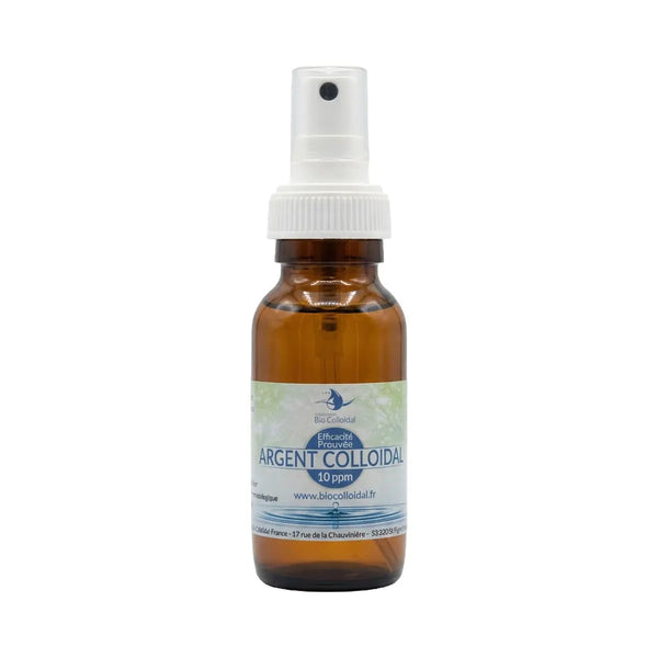 Argent Colloïdal 10 ppm - Spray Externe 60ml - Bio Colloïdal France