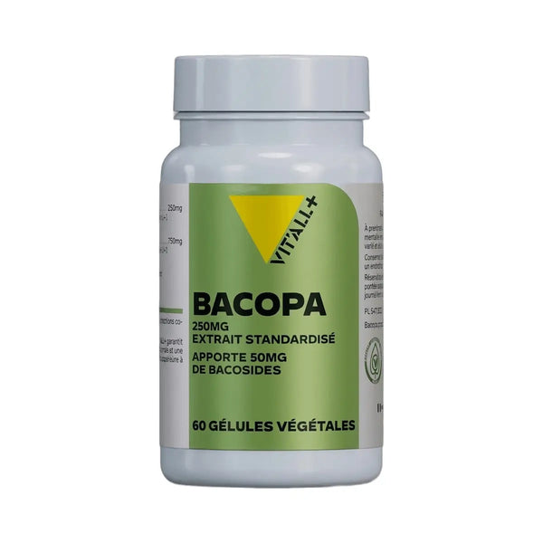 Bacopa Monnieri 250mg - 60 gélules - Vit'All+