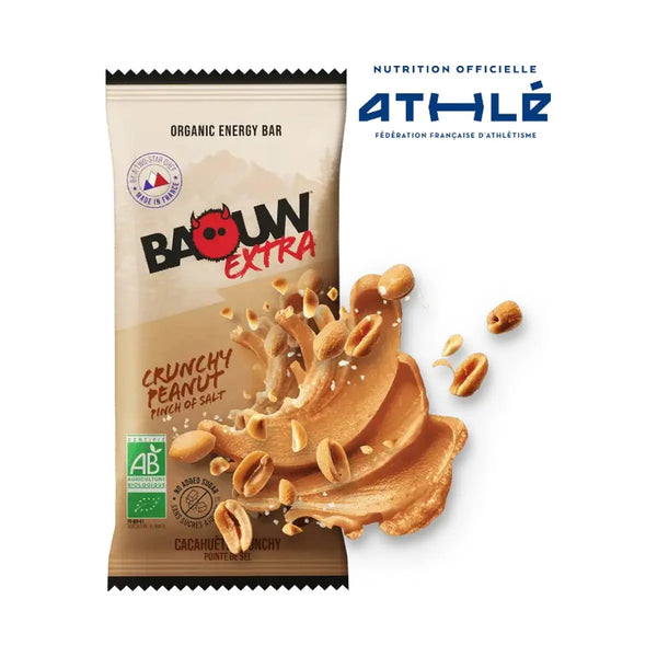 Barres Énergétiques : Crunchy - Cacahuète Baouw Herboristerie bio du vieux Nice