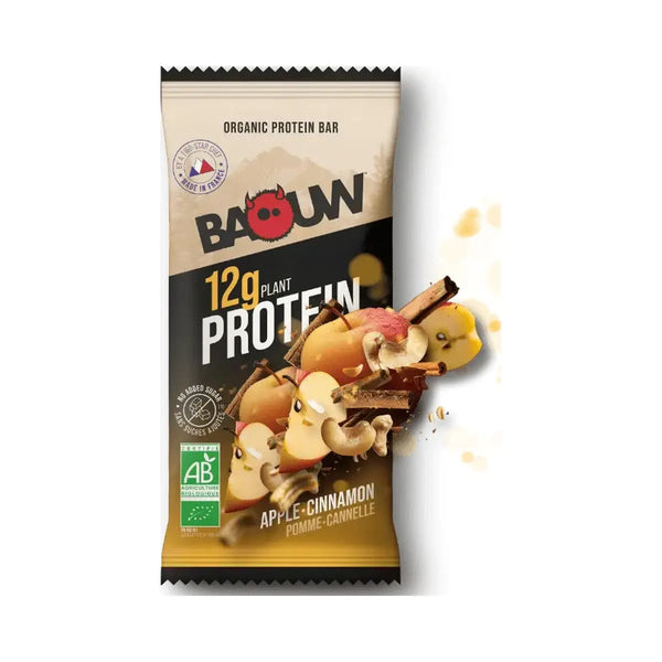 Barres Protéinées : pomme-canelle Baouw Herboristerie bio du vieux Nice
