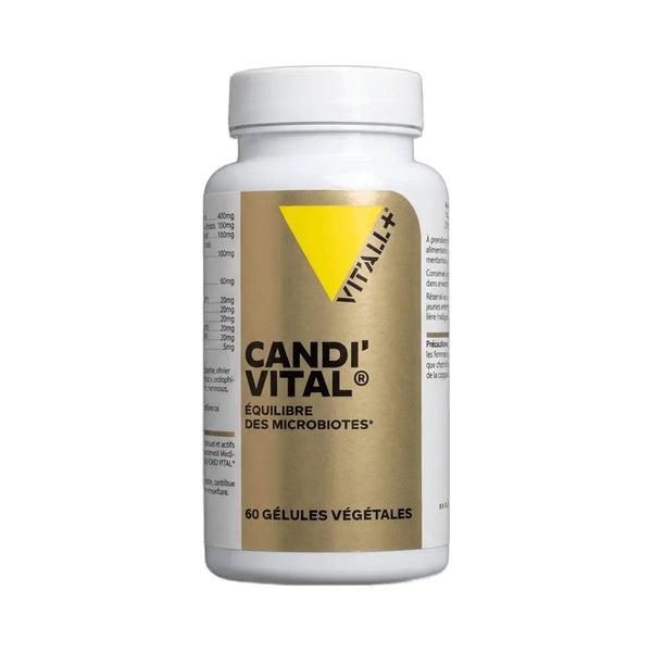 CANDI'VITAL - Équilibre Microbiote & Immunité - 60 gélules - Vit'All+