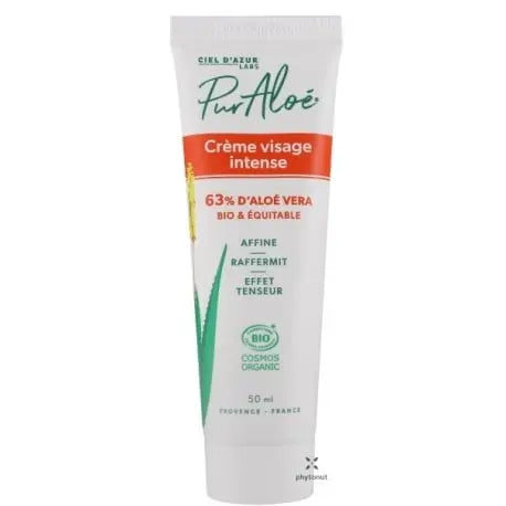 Crème visage "intense" aloe vera 50ml NICE ORGANIC herboristerie bio