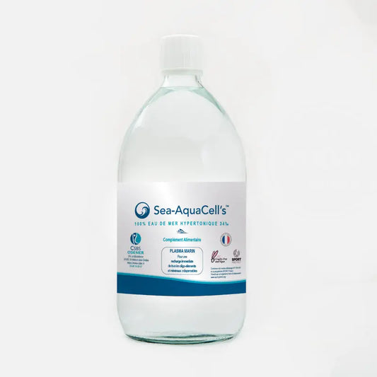 Sea-AquaCell's plasma marin hypertonique 1L NICE ORGANIC herboristerie bio