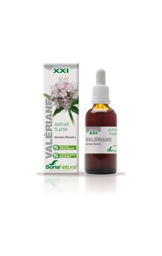 Soria Natural Valériane Extrait Fluide 50ml NICE ORGANIC herboristerie bio