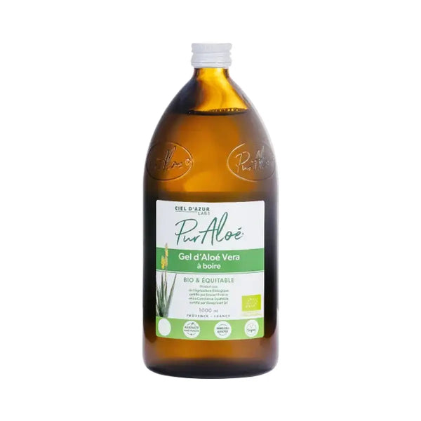 Gel Aloé à boire 1L - Puraloé NICE ORGANIC herboristerie bio
