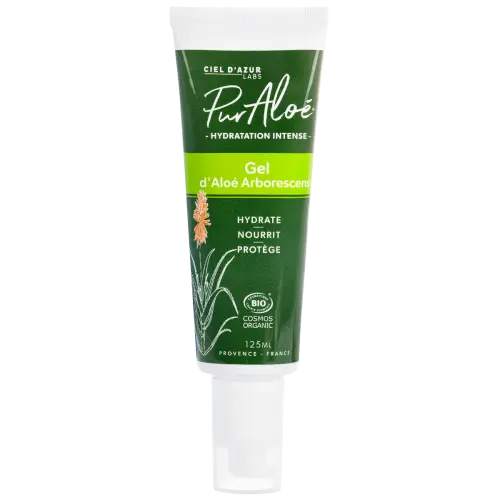 Gel Aloé Arborescens 125ml PurAloé Herboristerie bio du vieux Nice