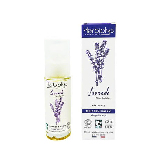 Huile bien-être Lavande Bio 30mL Herbiolys Herboristerie bio du vieux Nice