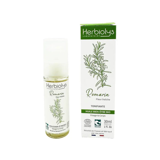 Huile bien-être Romarin Bio 30mL Herbiolys Herboristerie bio du vieux Nice