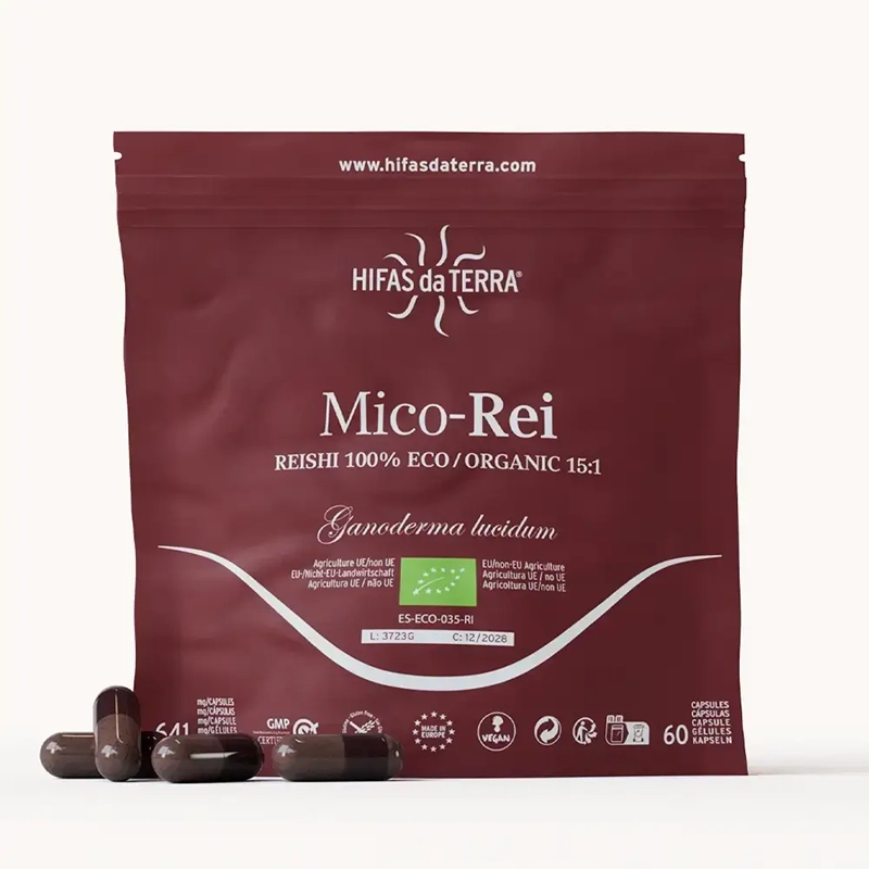 Recharge Mico Rei - Reishi boite de 60 gélules Hifas da terra