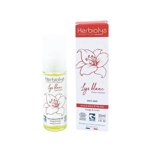 Huile bien-être Lys Bio 30ml Herbiolys Herboristerie bio du vieux Nice