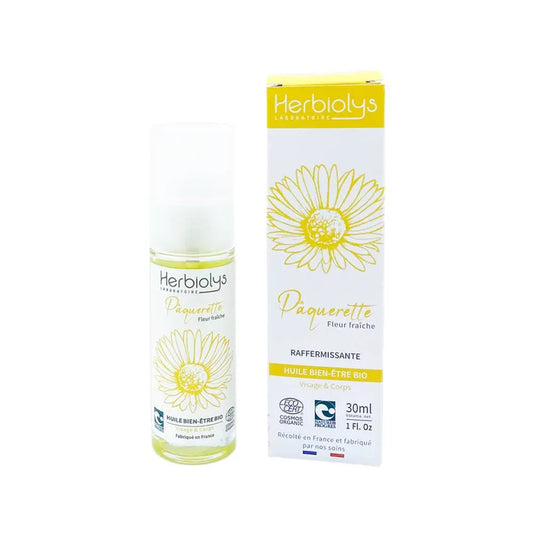 Huile bien-être Pâquerette Bio 30ml Herbiolys Herboristerie bio du vieux Nice
