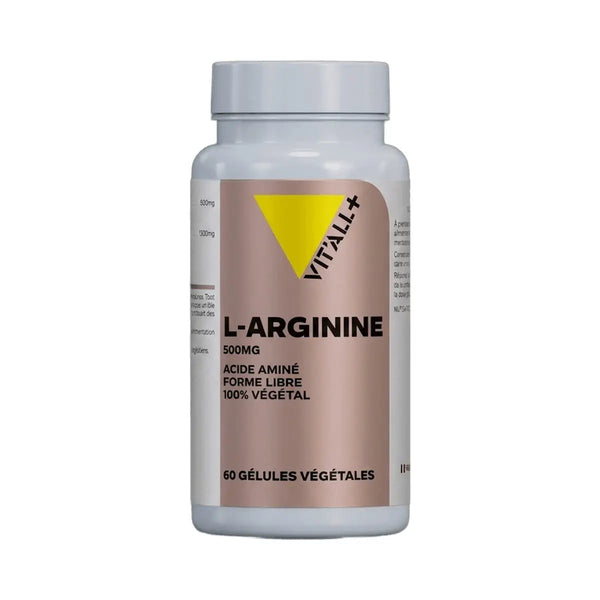 L-Arginine 500mg - 60 gélules - Vit'All+
